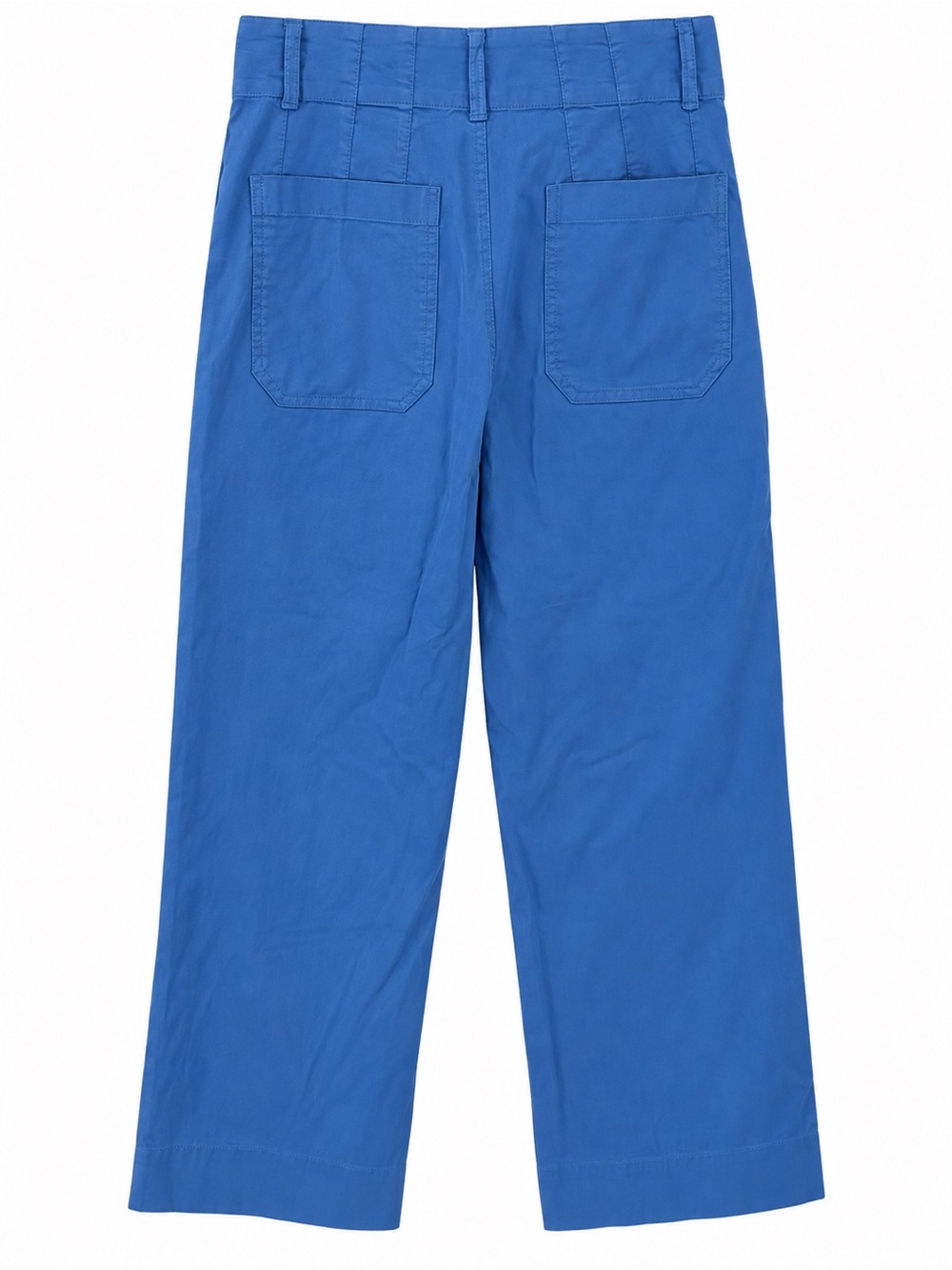 Anthropologie Maeve Colette Wide Leg Women's Jeans Crop Cornflower Blue Size 28 - Picture 3 of 8
